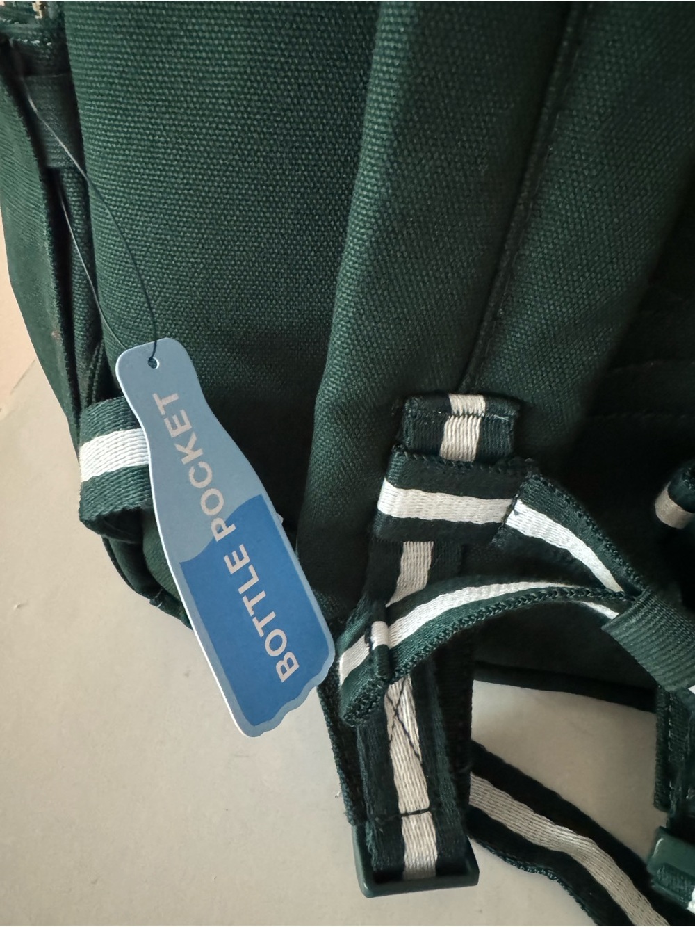Polo Ralph Lauren Embroidered Bear & Dog Forest Green Backpack. New - Picture 8 of 10